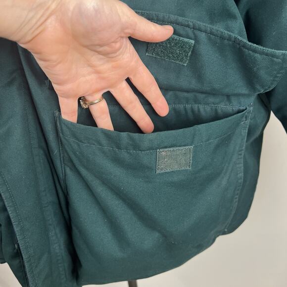 Eddie Bauer Coat Jacket X-Large Men’s Green Good Down Ridge Line - Picture 6 of 14